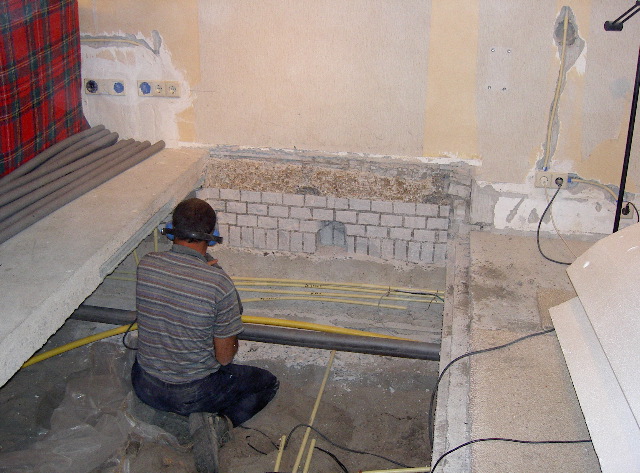Schoonhakken scheidingswand