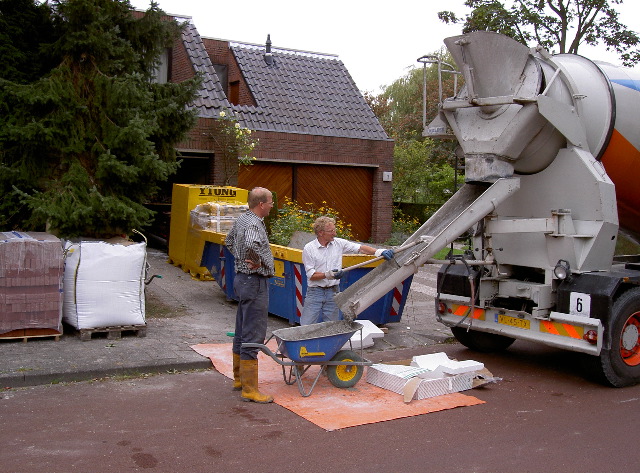 De betonwagen