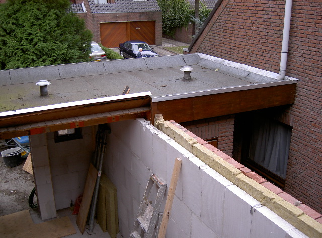 Nieuwe spouwmuur