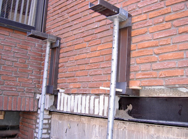 Ondersteuning buitengevel
