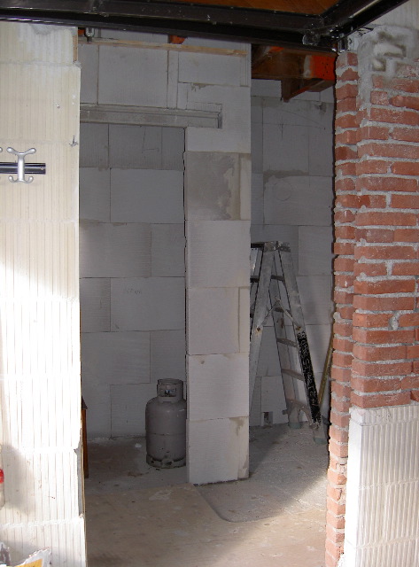 Toilet vanuit de garage