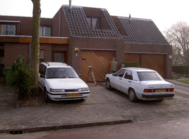 De oprit eindelijk schoon