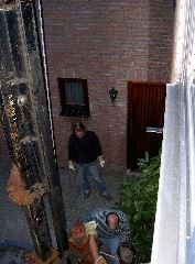 De eerste meters de grond in