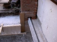 Inhakken betonbalken
