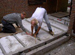 Aanleg "droog"leiding