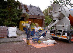 De betonwagen