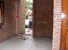 Afgestreken toiletvloer