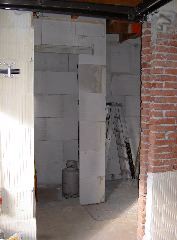 Toilet vanuit de garage