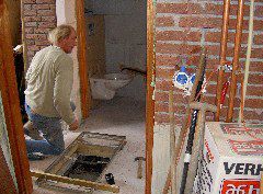 Deksel kruipruimte uitbouw