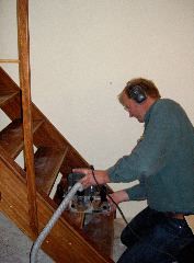 Frezen van traptreden