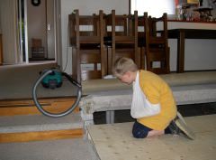 De eerste test