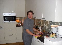 Michelle in de keuken